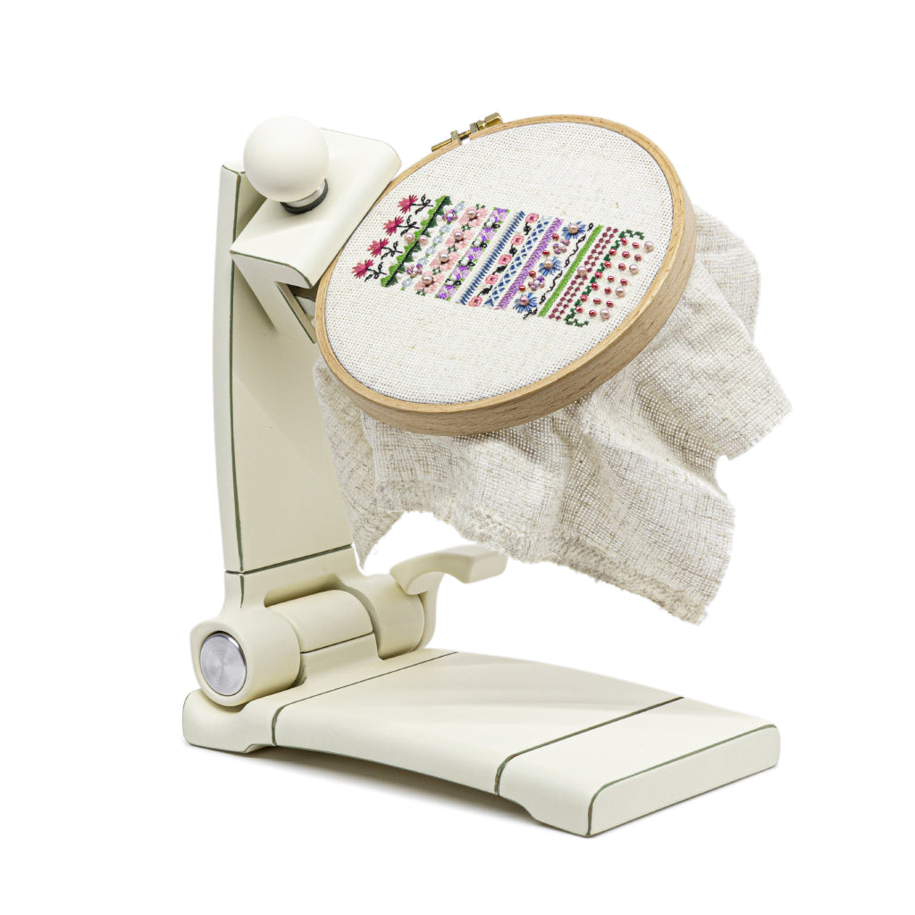 Cross Stitch Stand Modern - White